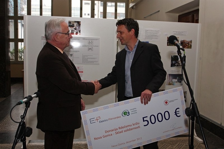 Elektro Primorska podarila večjo donacijo  