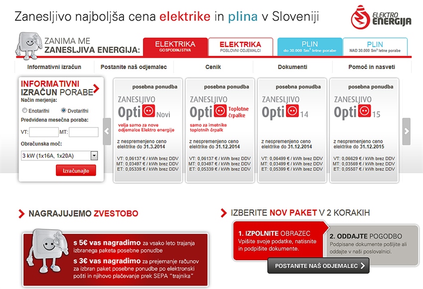 Elektro energija z najboljšimi cenami elektrike in zemeljskega plina