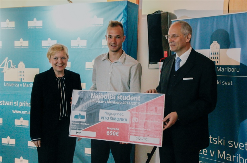 Elektro Maribor izbral najboljšega študenta za leto 2014/2015