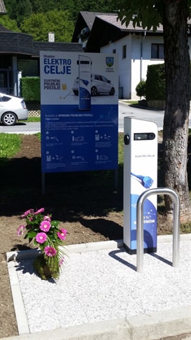 Nova polnilna postaja za električna vozila na Dobrni