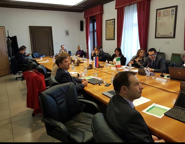 Izmenjava mnenj z italijanskimi partnerji