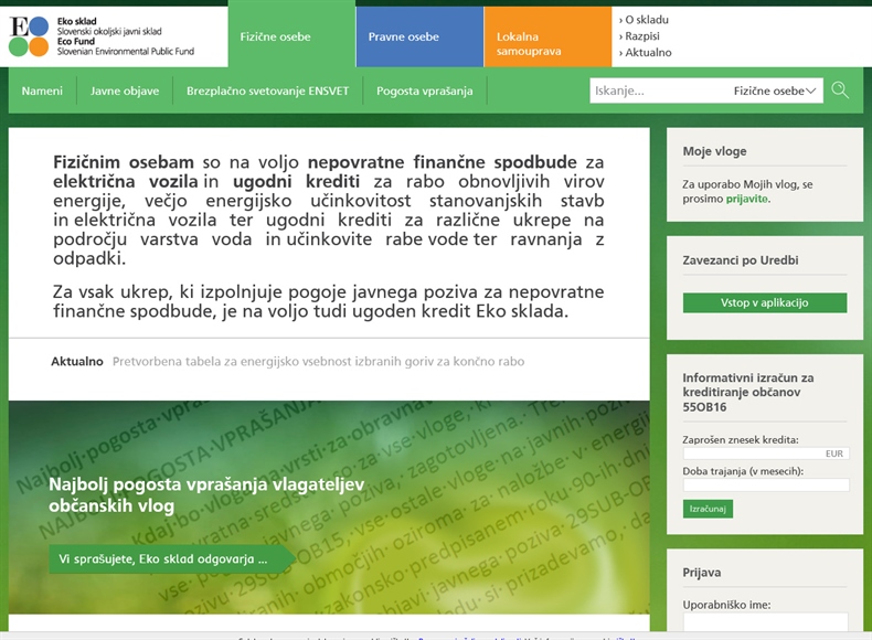 Vlada sprejela poslovni in finančni načrta Eko sklada