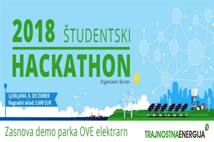 V soboto 1. Študentski hackathon trajnostne energetike