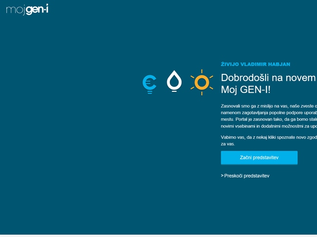 Nov portal Moj GEN-I za popolno podporo odjemalcem