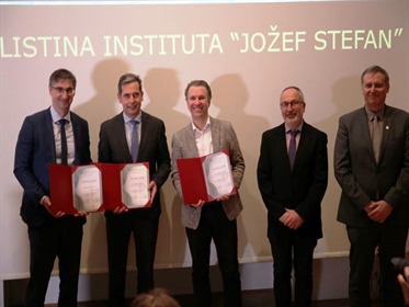 Družba ELES prejemnik treh Častnih listin Instituta Jožef Stefan
