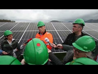 Odprtje sončne elektrarne v Prapretnem