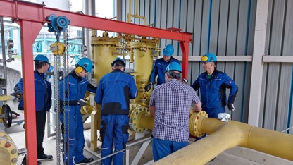 Revizija plinskega bloka v Termoelektrarni Brestanica