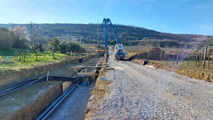 V teku gradnja 110 kV kablovoda Koper-Izola-Lucija