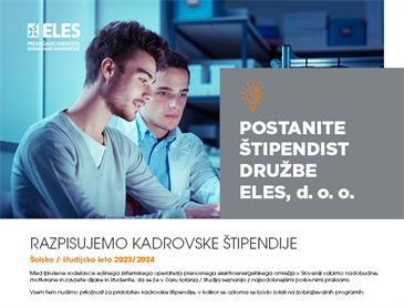 ELES razpisuje 23 kadrovskih štipendij