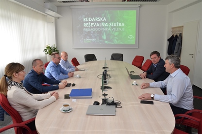 Premogovnik Velenje obiskala predstavnika uprave za zaščito in reševanje