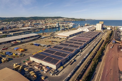 Luka Koper zagnala eno večjih sončnih elektrarn v državi