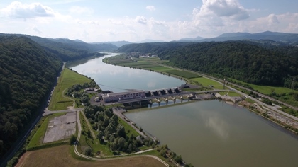 Proizvodnja električne energije avgusta v primerjavi z lani manjša