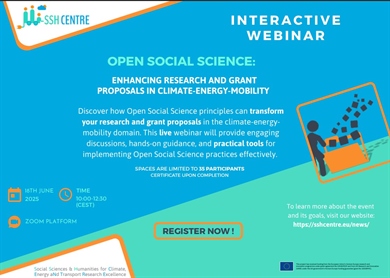 Webinar: Kako v energetske projekte vključiti odprto znanost in odprto izobraževanje?